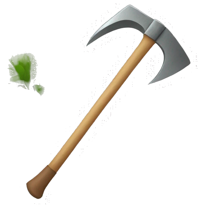 gardening pickaxe emoji