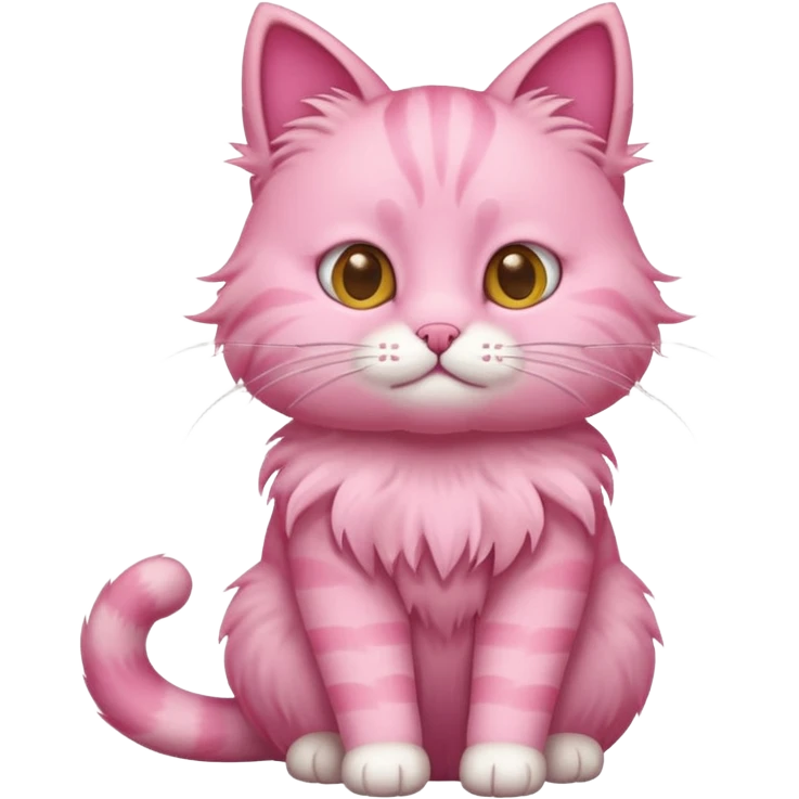 Pink cat emoji