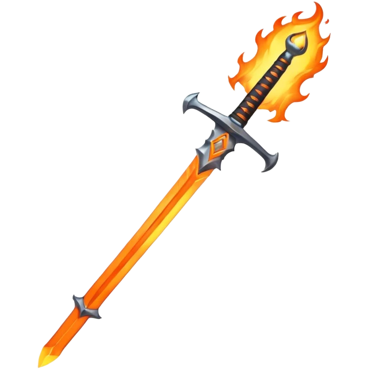 sword and fire emoji