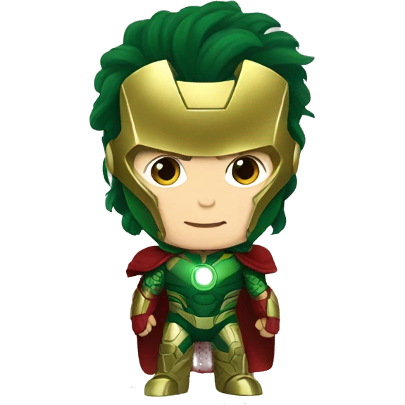 Loki as Iron Man emoji