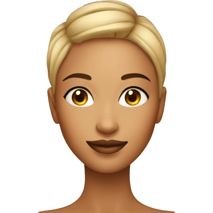 glowing healthy skin woman  emoji