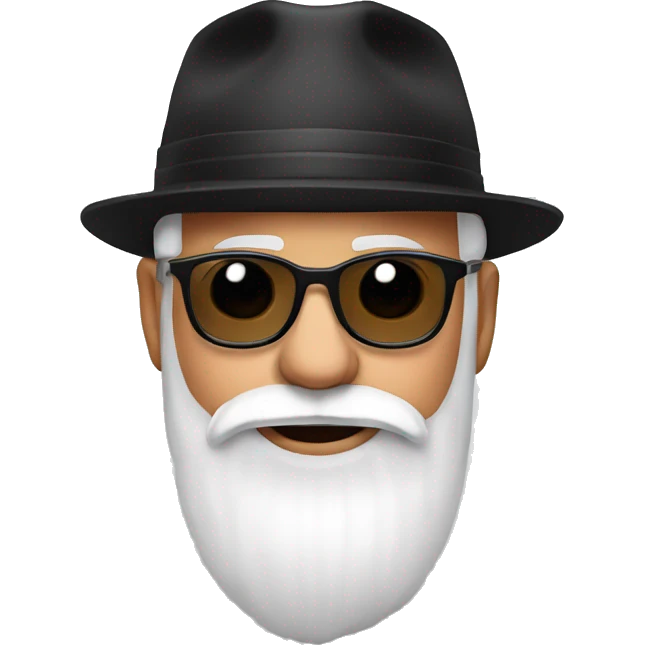 Modi with black cap emoji