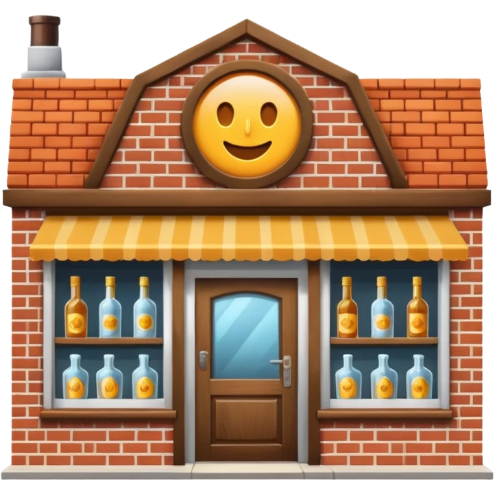 Alcohol store building emoji