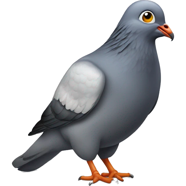pigeon confused scratching head emoji