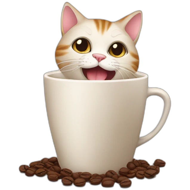 cat-sips-from-coffee-cup emoji