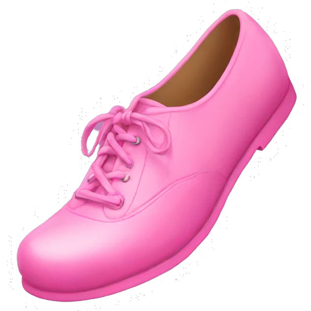 Pink shoes emoji