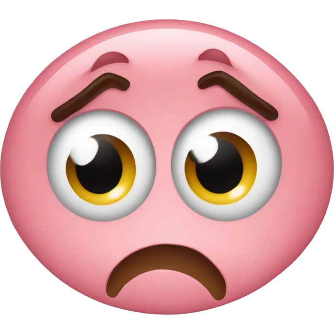 crying face with Krapfen emoji