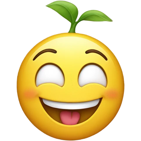 emoji smiling and kicking feet up emoji