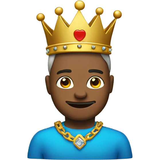 youtube logo with crown emoji