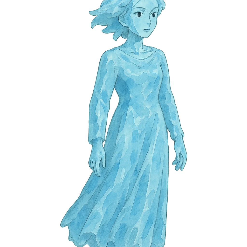 ice woman standing emoji