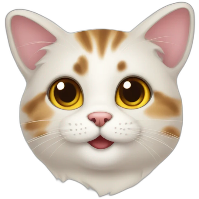 Cute cat mochie emoji
