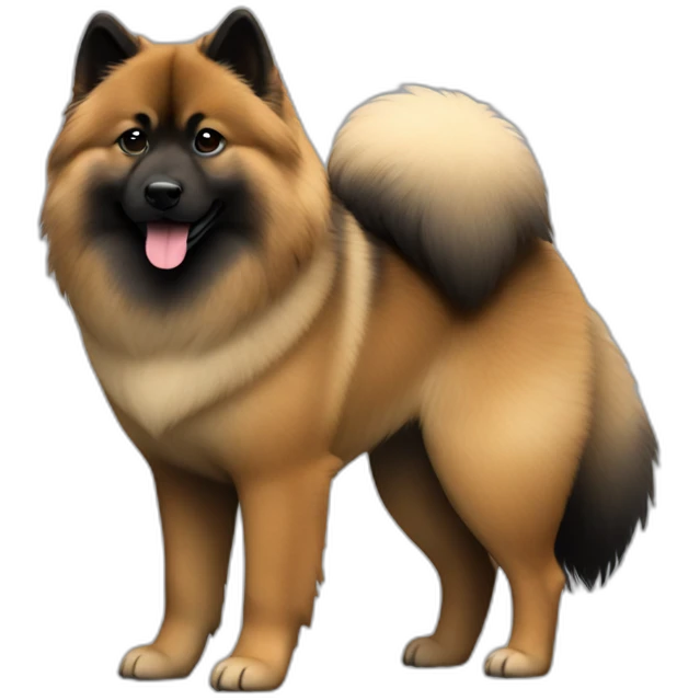 eurasier sable color charcoal emoji