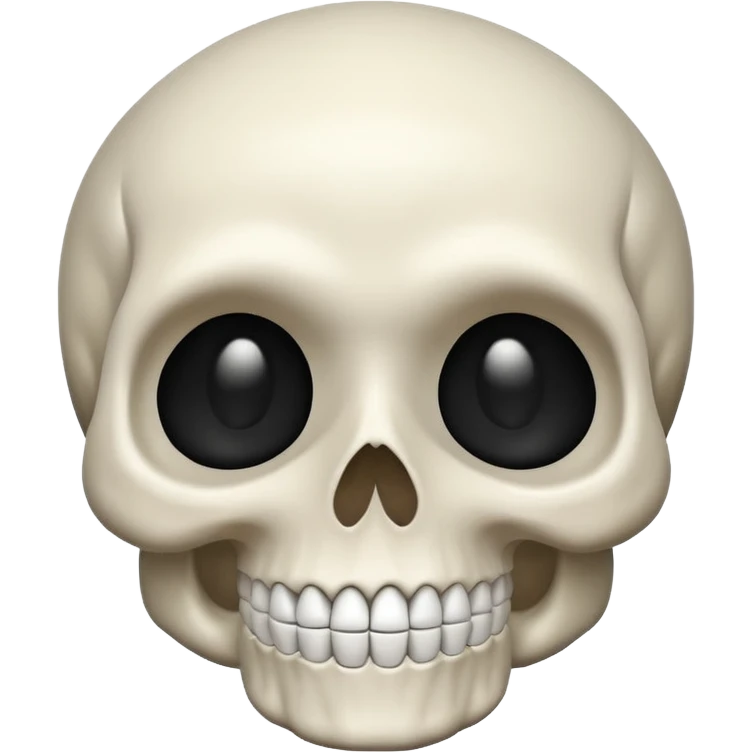 Cute skull emoji
