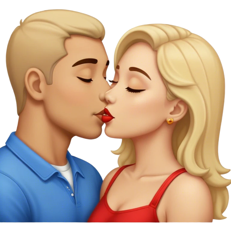 love kiss emoji