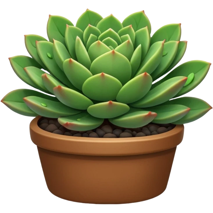 plant with small succulent like leaves emoji