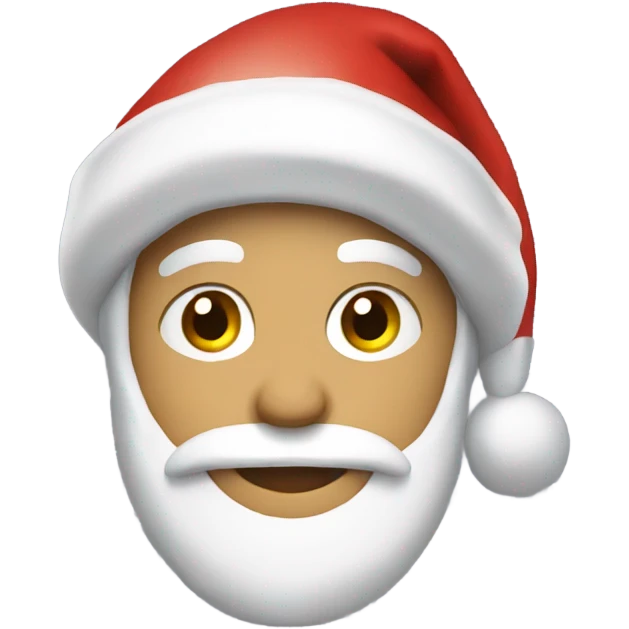 Dan wearing Santa hat emoji