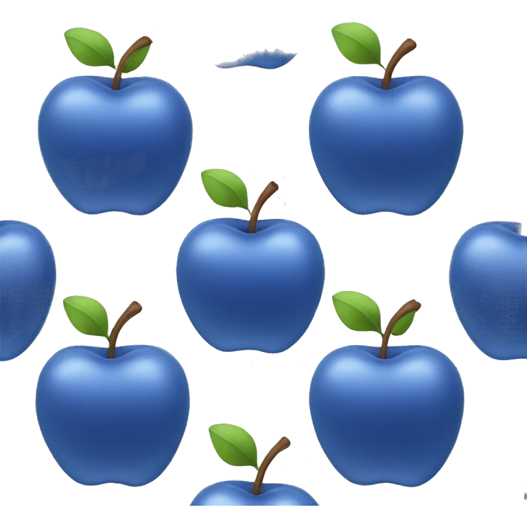 Blue Apple  emoji