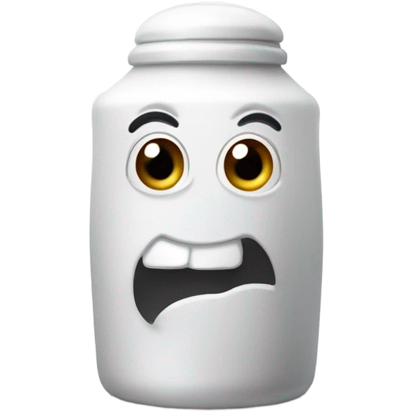 salt shaker with eyes emoji