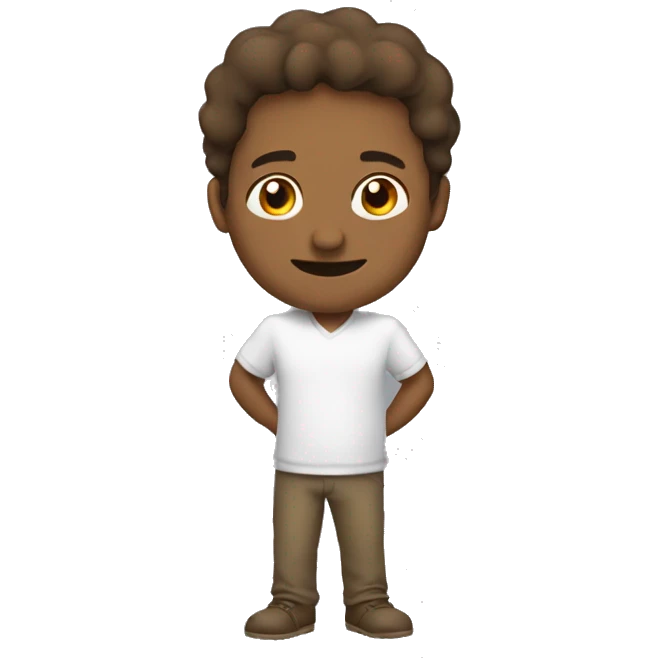 Коричневый пудель emoji