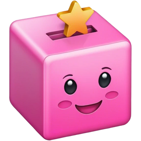 pink check box emoji