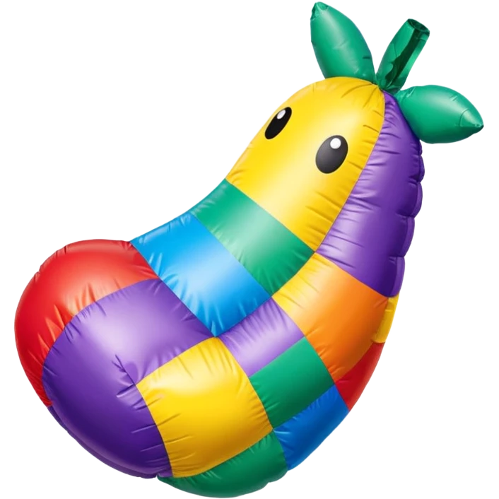 jeff koons inflatable bean pinata emoji