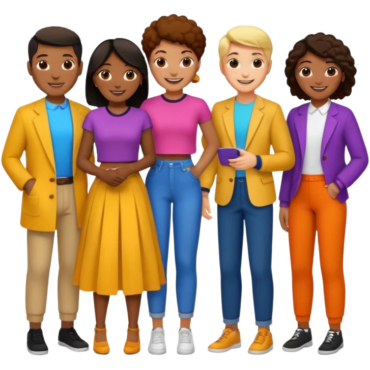 people exchanging their clothes emoji