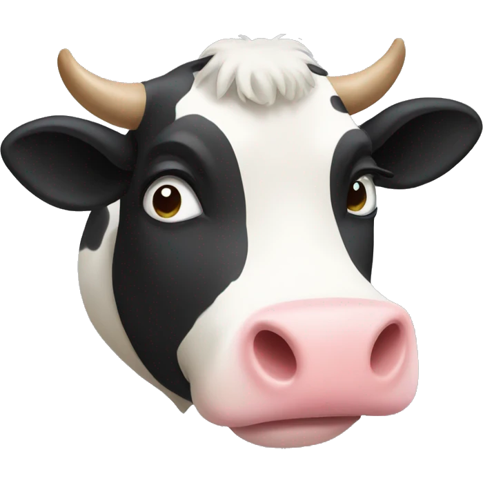 Cow pou emoji