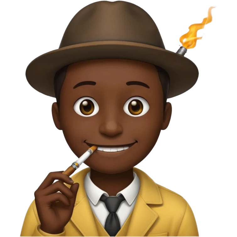 Emoji smoking crack pipe emoji