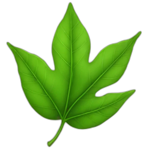 Leaf emoji