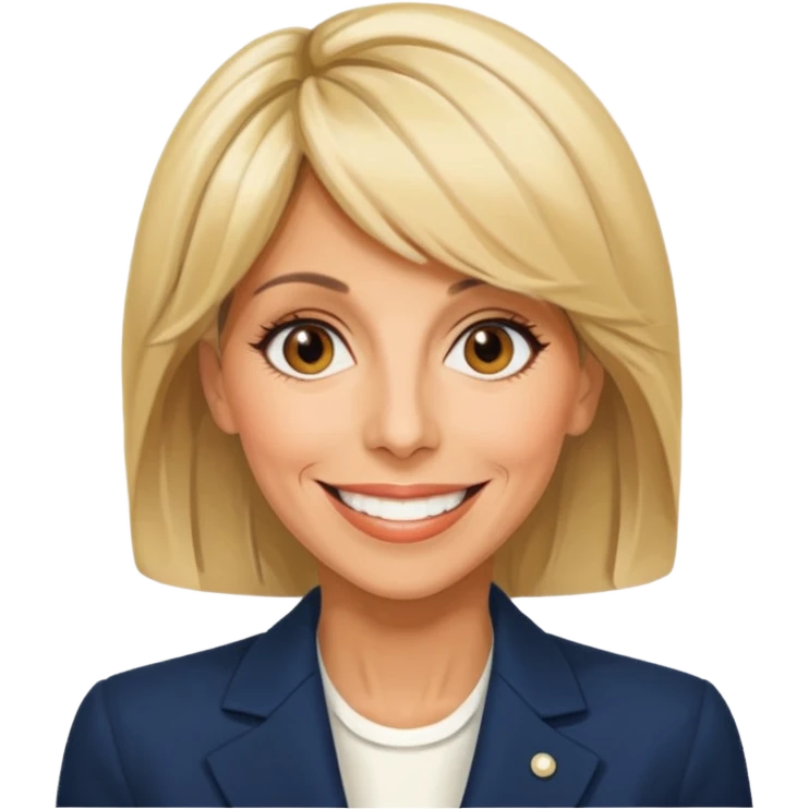 Un emojin de Brigitte Macron  emoji