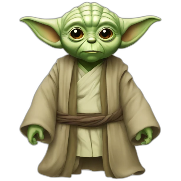 yoda cartoon emoji