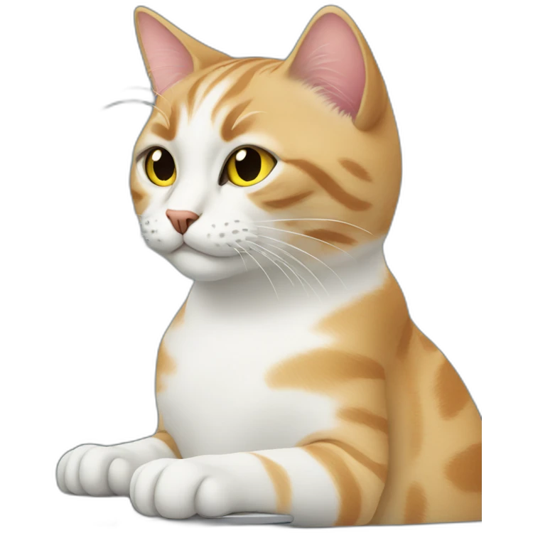 Cat with laptop  emoji