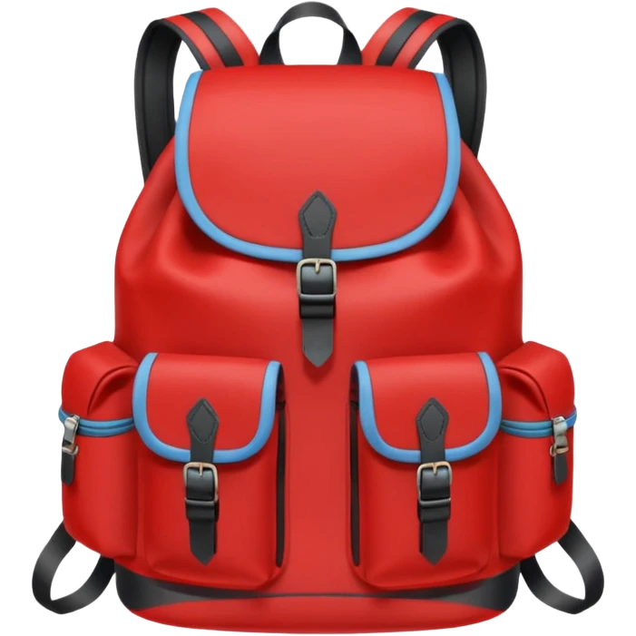 red backpack emoji