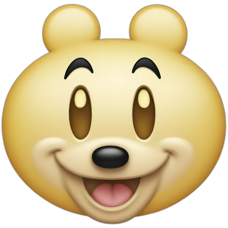 Mickey mouse emoji