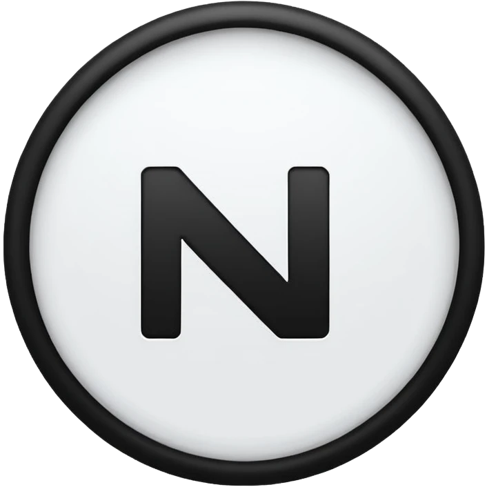 White circle with black checkmark in the middle emoji