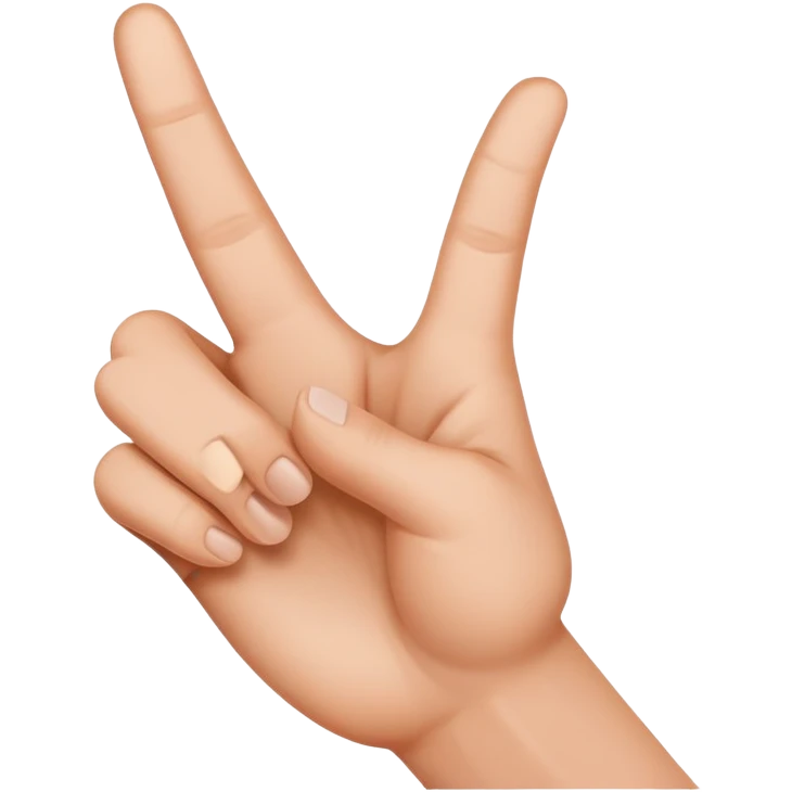 mão fazendo o L emoji