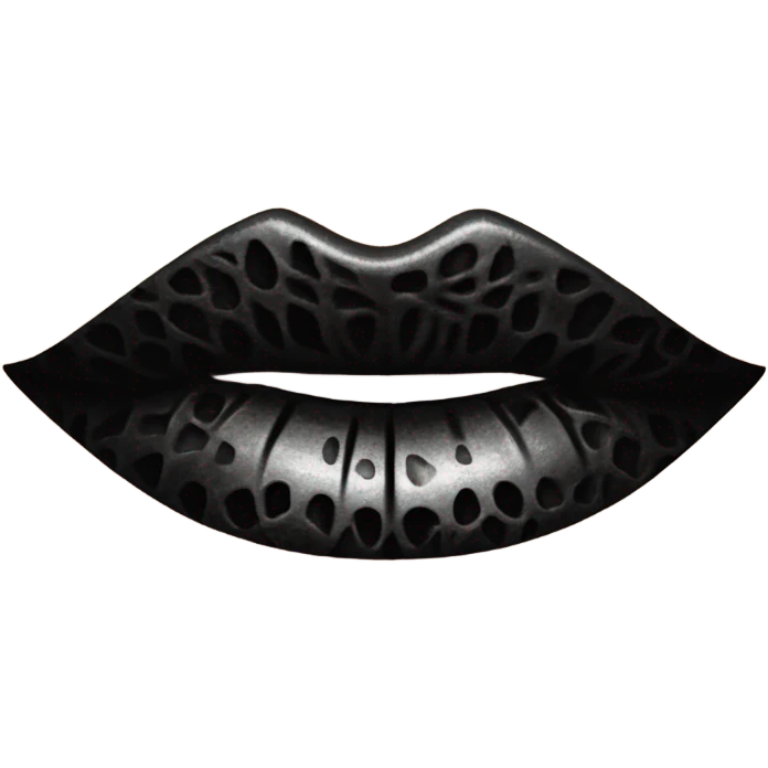 Beso negro emoji