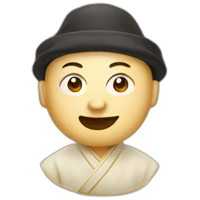 Dumplings as a headman emoji
