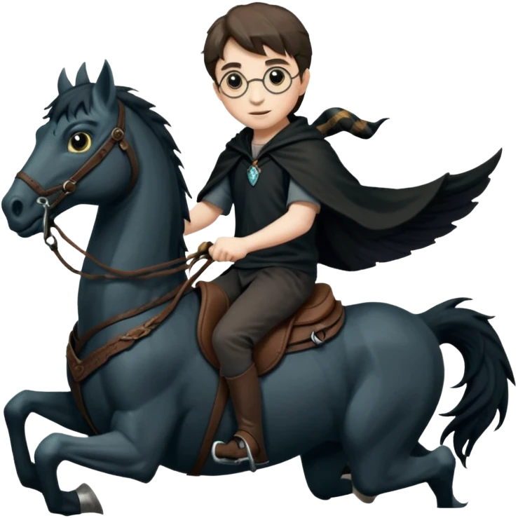 Harry potter thestral saddle dnd emoji