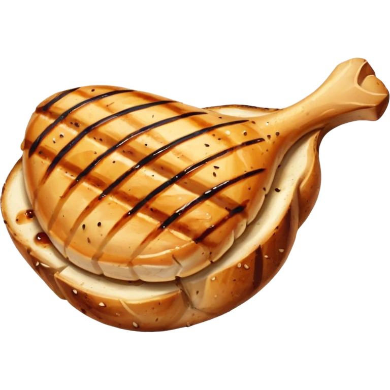 one Grilled Chicken breast emoji