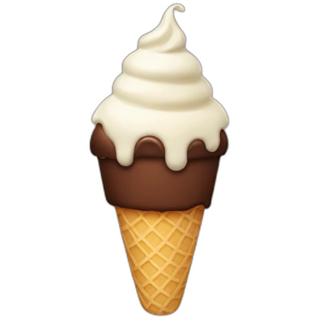 icecream chocolate mauntain emoji