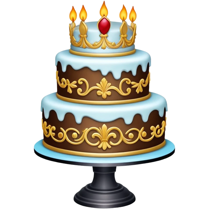 Drama cake  emoji