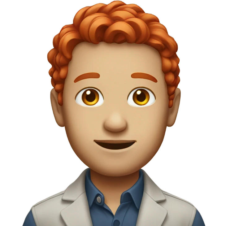 Red head  emoji
