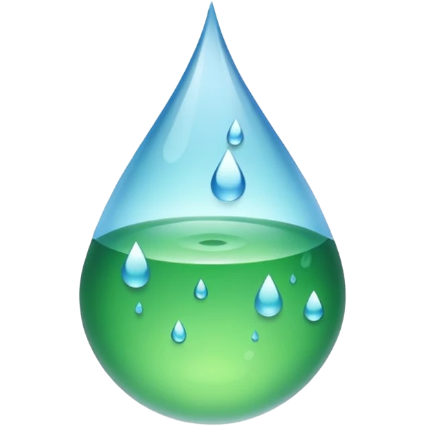 green droplet emoji