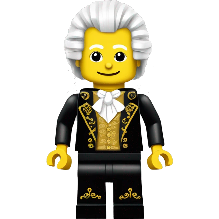 Wolfgang Amadeus Mozart lego full body emoji