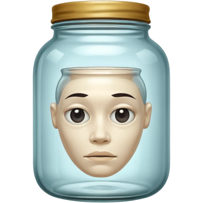 Jar with a head in it  emoji