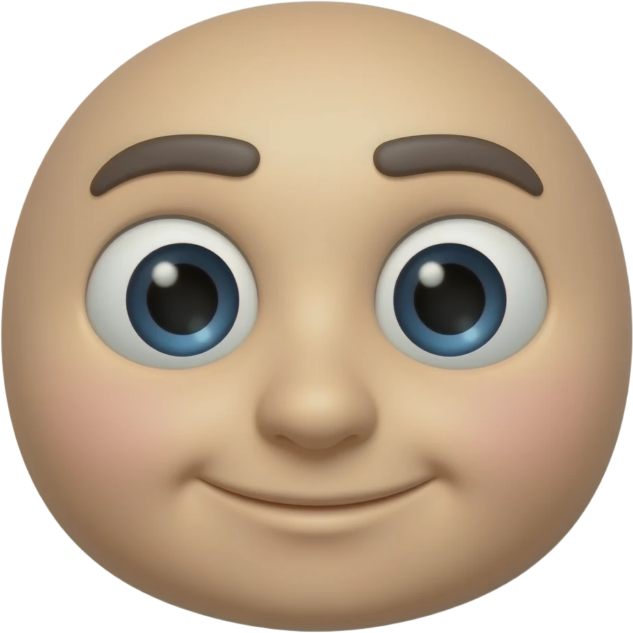 iOS style crosseyed face emoji