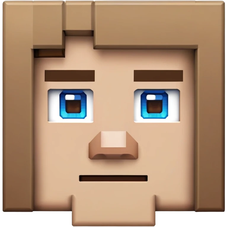 Minecraft Steve character emoji
