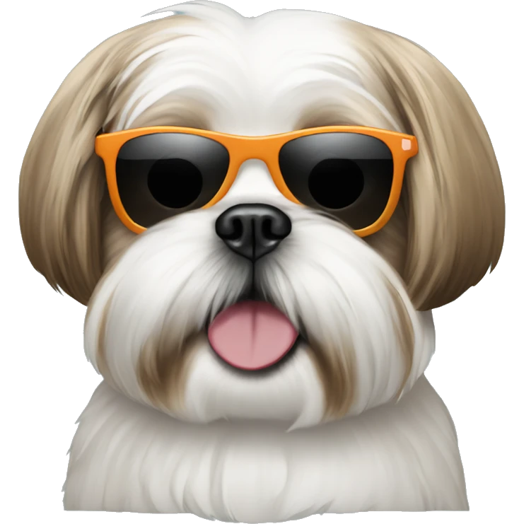 shih tzu in sunglasses  emoji