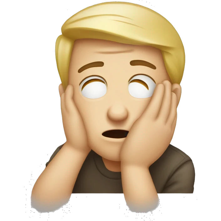 Person who is facepalming emoji
